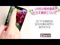 27.lineの音声通話・ビデオ通話について