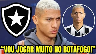 URGENTE! BOTAFOGO AGIU RÁPIDO! O PRIMEIRO REFORÇO DE 2025 CHEGOU! RICHARLISON É DO BOTAFOGO!