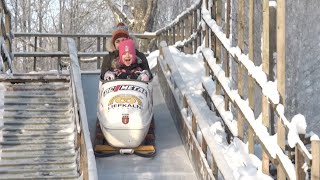 ReTV: Rūjienā aukstuma rekordi netraucē piemājas bobsleja trases darbību