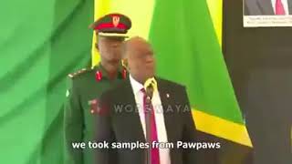 President of Tanzania reveals a shocking truth about tests for COVID19