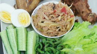 น้ำพริกมะม่วงปลาย่าง​ เปรี้ยวแซ่บ​Mango Chili Paste แม่บ้านมาเลเซีย​Ep.127/Tantan​ channel​