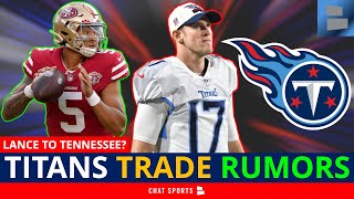 Trey Lance TRADE To The Titans? Ryan Tannehill Trade Idea | Tennessee Titans Trade News & Rumors