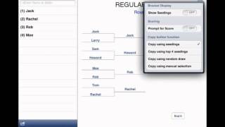 Setting up a Regular Season with Bracket Maker for the iPad