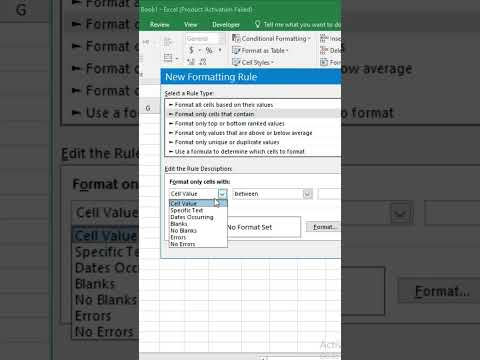 how to highlight negative value in excel || Conditional Formatting #shorts #excel