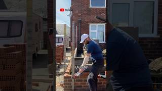 Setting out a house extension like a pro! #bricklaying #construction #homeimprovement