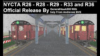 OpenBVE Updated R26 - R28 - R29 - R33 and R36 2021 Official Release Music Video!