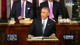 President Obama 2015 State of the Union Start (C-SPAN)