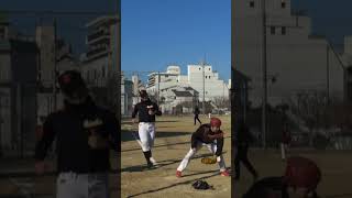 2024.12.29  【練習試合】　紅白戦　野球　 #野球　#baseball  #shorts  #紅白