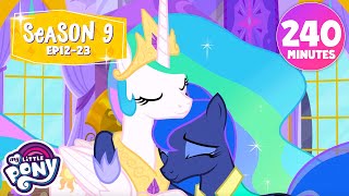 MEGA COMPILAÇÃO: TEMPORADA 9 😱  | My Little Pony: A Amizade é Mágica | 4 HORAS