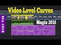 Magix Movie Edit Pro 2018 - Video Level Curves Tutorial (Transparency Key Frames)