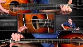 Easy Blues Fingerstyle Techniques and The Rolling E Blues - Guitar Lesson