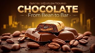 How Chocolate is Made (From Bean To Bar) in 2 minutes