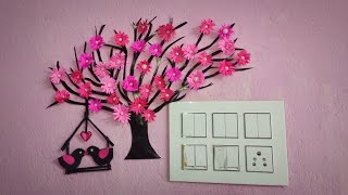 స్విచ్ బోర్డ్ డెకొరేటివ్ ఐడియాస్||switch board decorative out of paper