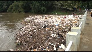 മാലിന്യവാഹിനിയായി മണിമലയാർ; അടിഞ്ഞത് ടൺ കണക്കിന് പ്ലാസ്റ്റിക് മാലിന്യം | Kottayam Manimalayar waste