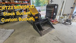 CRT23 MINISKID CHINESE. BUCKET Comparison!!!