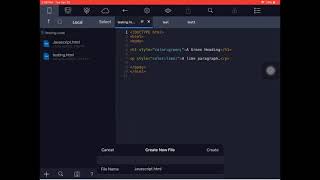 Advanced HTML JavaScript in Koder App