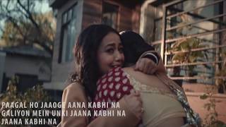 Jinke Liye ( Lyrics Video ) | Neha Kakkar Feat. Jaani | B Praak | Arvindr Khaira | Bhushan Kumar