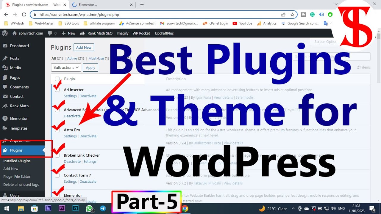 Best Plugins And Themes For Wordpress Website || Part-5 - YouTube