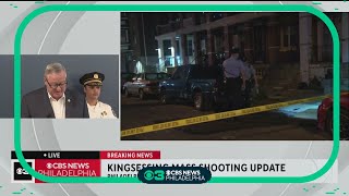 Officials give update on Kingsessing mass shooting in Philadelphia