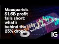 Macquarie Group reports a $1.6 billion profit