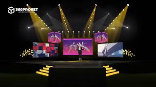 Big Stage Virtual Set || Vmix ProSet