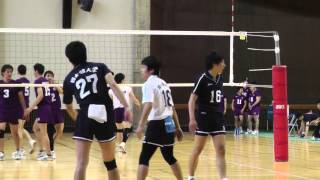 Volleyball 東京学芸大 vs 国士舘大 2set 関東大学バレーボール 2013.5.18