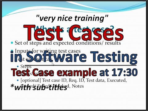 Test cases in manual testing | How to write test cases in manual testing with example | Test cases