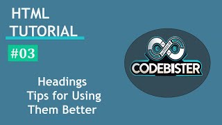 Html Tutorial In Arabic - #3 - Headings Tips for Using Them Better