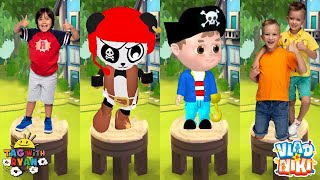 Tag with Ryan vs Vlad and Niki Run Pirate Combo Panda vs Pirate Vlad & Niki All Characters #shorts