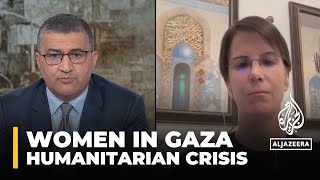 Women in Gaza struggle without food and water