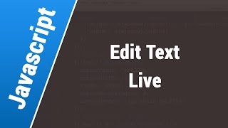Javascript Arabic Tutorials - Edit Text Live On Input