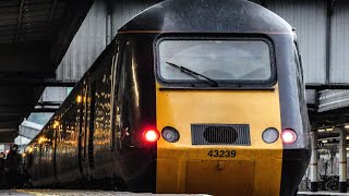 (4k) CrossCountry 43303 + 43239 Arriving at Sheffield