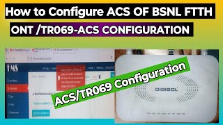 how to #acs, #TR069 bsnl Modem Configuration 2025 || TR069 ONT settings and order complete in fms