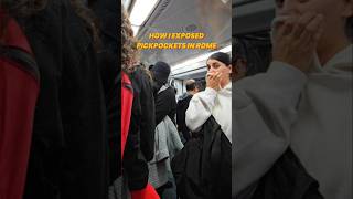 🔴 How I Exposed Pickpockets in Rome – Caught on Camera! 📸 #Viral #YoutubeShorts #Travel