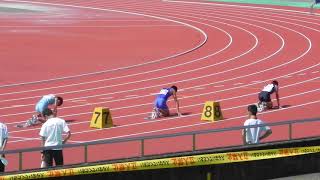 2020静岡県高校陸上新人戦　男子200m予選