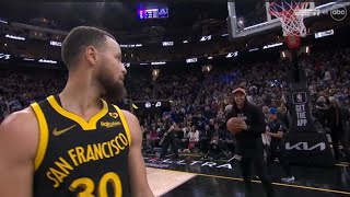 STEPH TELLS HIM "IM GOING FOR GAME WINNER! WATCH THIS!" THEN HITS GAME-WINNER & TAUNTS KD!