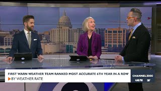 First Warn Weather earns 'Most Accurate' in Madison for sixth straight year