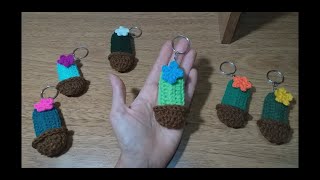 CACTUS KEYRING CROCHET