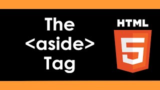 Intro To Html5 The Aside Tag - Part 13