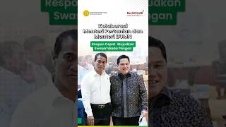 Kolaborasi Menteri Pertanian dan Menteri BUMN: Respon Cepat Wujudkan Swasembada Pangan