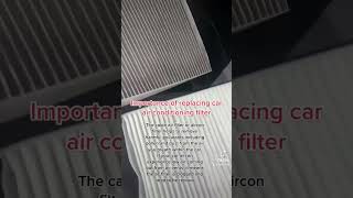 Car air conditioning filter located behind the glovebox. #mechanic #automotive #shorts #acfilter