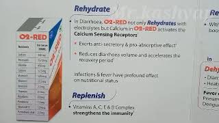 O2Red Energy drink / Rehydration Dehydration// loss nutrients// loss energy// O2RED review