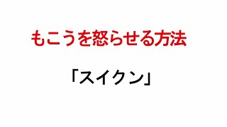 もこうを怒らせる方法 5