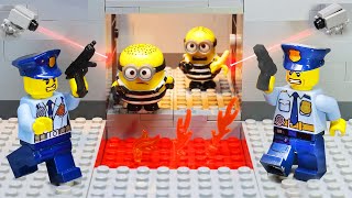 Stupid Jail vs Smart Jail - LEGO City Police Prison Break | REO Brickfilm