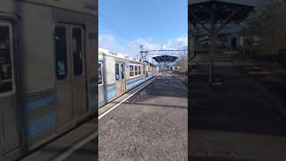 #弘南鉄道 #弘南線 #弘前東高前駅 Local railway in northeastern Japan (Hirosaki)