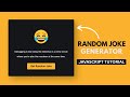 Random Joke Generator | HTML CSS JAVASCRIPT