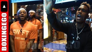 TURNT UP!!! JERMELL CHARLO GETS INTO HEATED CLASH W/ JARRETT HURD'S CREW AFTER INTENSE WEIGH-INS