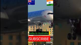 India to Australia flight short video #shorts #ytshorts #viral #trending