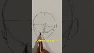 How to draw face #simple#drawing #practice 🙄🥵