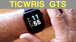 TICWRIS GTS IP68 Waterproof Apple Watch Shaped Smartwatch with Body Temp Alarm: Unbox & 1st Look